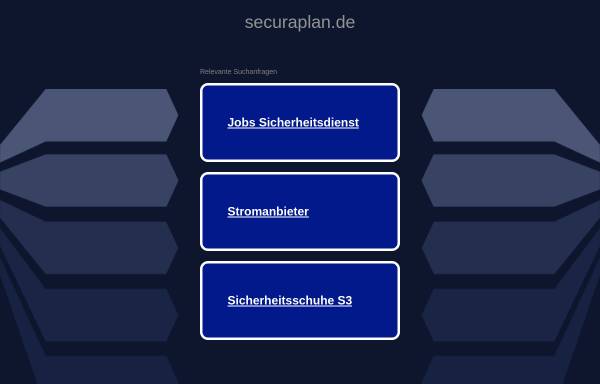 Vorschau von www.securaplan.de, securaPLAN Sicherheitsdienste