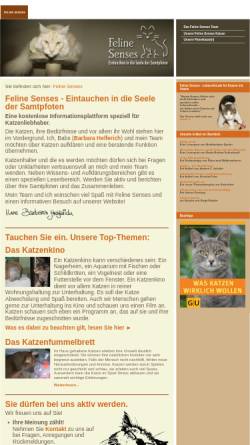 Vorschau der mobilen Webseite www.feline-senses.de, Feline Senses