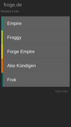 Handys und Mobiles Internet auf Handy.Froge.de