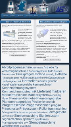 Vorschau der mobilen Webseite www.asd-gmbh.de, ASD Automation und Sondermaschinenbau GmbH