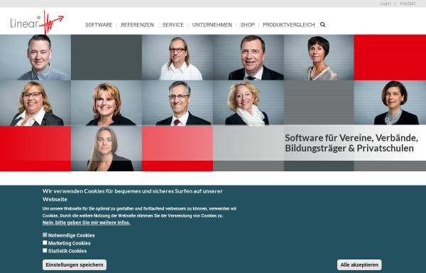 Vorschau von www.linear-software.de, Linear Software GmbH