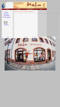 Vorschau der mobilen Webseite www.malu-shop.de, MaLu - Der Kinderladen