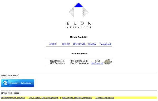 Vorschau von www.ekor.ch, EKOR Consulting AG