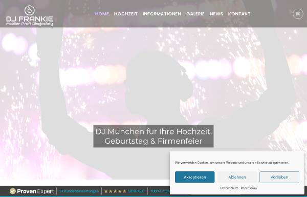 Vorschau von www.dj-muenchen1.de, Deejay Frankie aus München