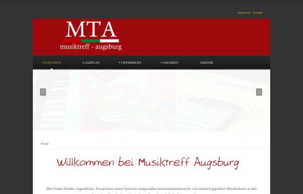 Vorschau von musiktreff-augsburg.de, Musiktreff Augsburg, der zeitgemäße Musikunterricht für alle Altersgruppen