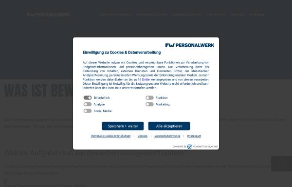 Homepage Recruiter by Recruitwerk GmbH