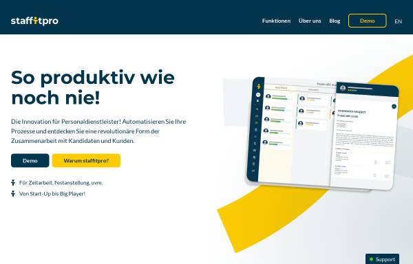 Vorschau von www.staffitpro.de, IT-Bewerber