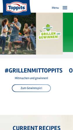 Vorschau der mobilen Webseite www.toppits.de, Toppits Haushaltstipps