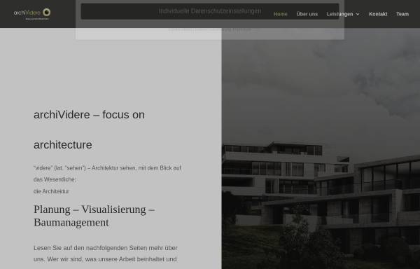 Vorschau von www.archividere.com, archiVidere - focus on architecture