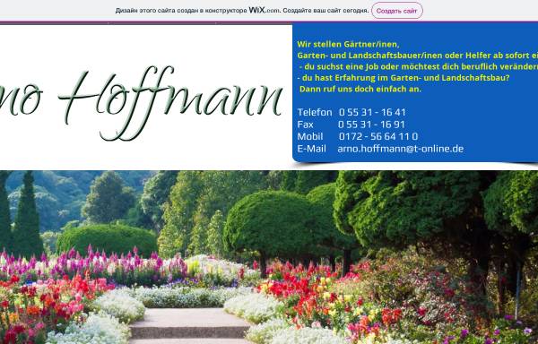 Vorschau von www.gartenservice-hoffmann.de, Gartenservice Hoffmann