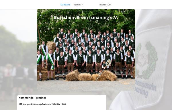 Vorschau von www.bv-ismaning.de, Burschenverein