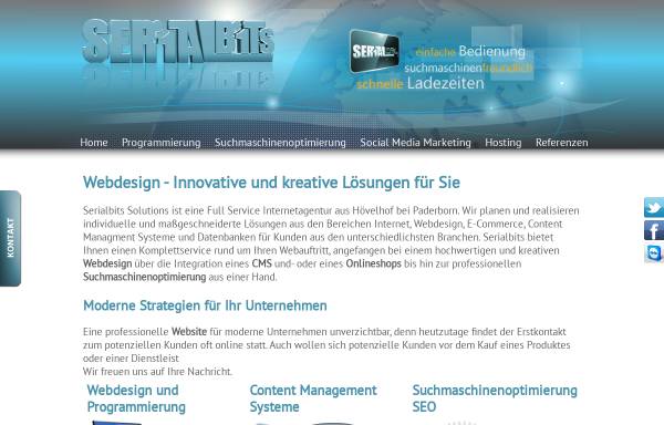 Vorschau von www.serialbits.de, Serialbits - Webdesign und Programmierung