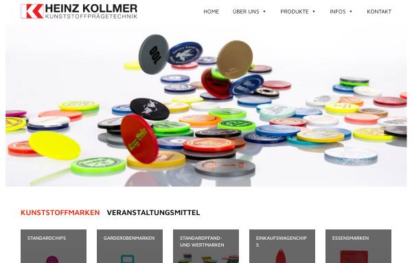 Vorschau von www.garderobenmarken.de, Heinz Kollmer GmbH