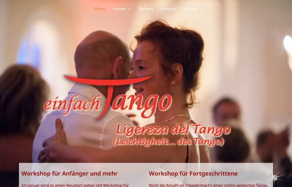 Vorschau von einfach-tango.de, Einfach Tango