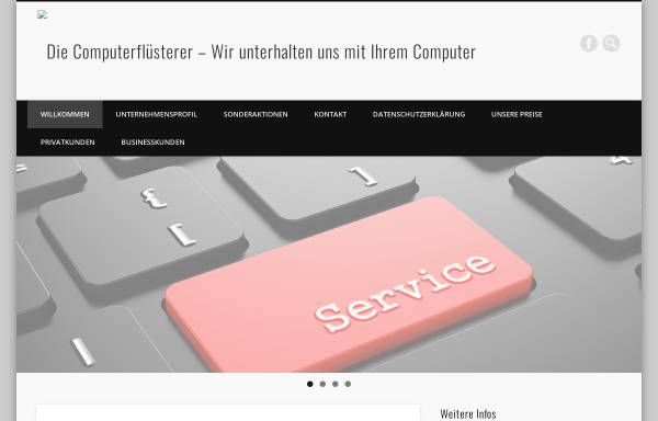 Vorschau von www.computerfluesterer.de, Die Computerflüsterer, PC- und Computer-Reparatur in Köln und Bönn