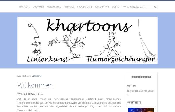 Vorschau von www.khartoons.de, Cartoons von Kai Hindenberger