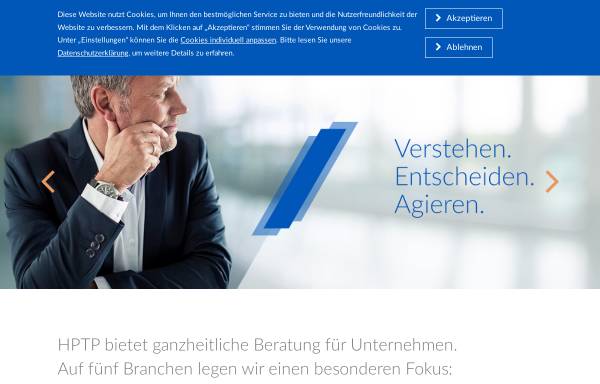 Vorschau von www.hptp.de, Die Steuerberater der HPTP GmbH