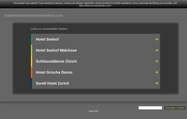 Konferenzhotel in Davos: ArabellaSheraton Hotel Seehof