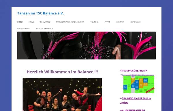 Vorschau von www.tsc-balance.de, TSC Balance e.V. Berlin