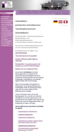 Vorschau der mobilen Webseite top-schreibbuero.de, Schreibservice Wößner