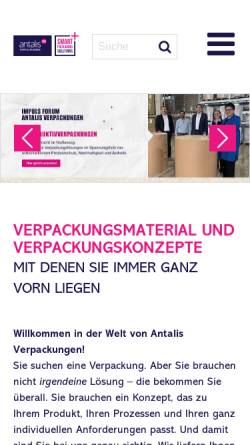Vorschau der mobilen Webseite www.pack2000.de, Pack 2000 - Packende Ideen