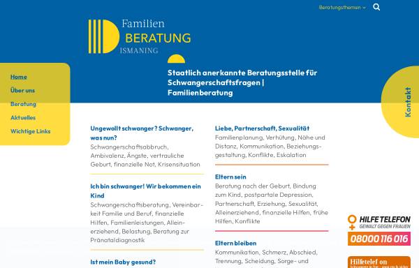 Vorschau von www.familienberatung-ismaning.de, Familienberatung Ismaning