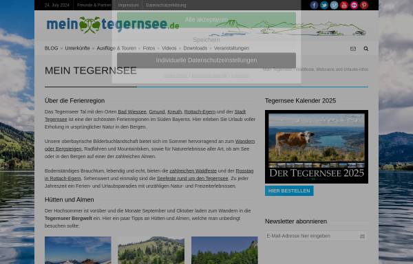 Vorschau von www.mein-tegernsee.de, Mein Tegernsee