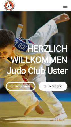 Vorschau der mobilen Webseite judo-club-uster.ch, Judo Club Uster