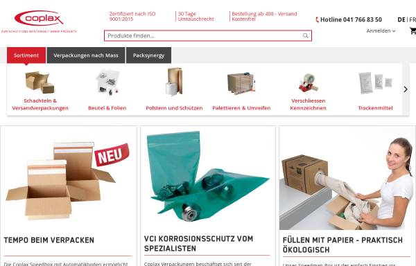 Vorschau von www.coplax-verpackungen.ch, Coplax Verpackungen AG
