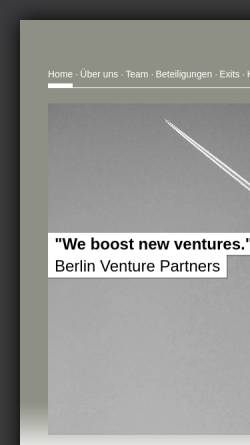 Vorschau der mobilen Webseite www.berlin-venture-partners.com, BVP Berlin Venture Partners - Internetinvestor in Berlin