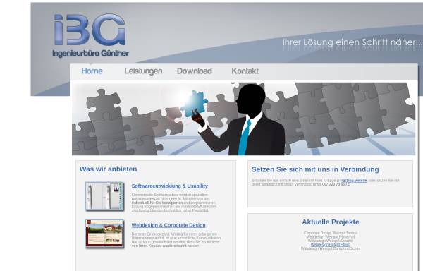Vorschau von www.ibg-web.de, Ing.Büro Günther - Software EDV