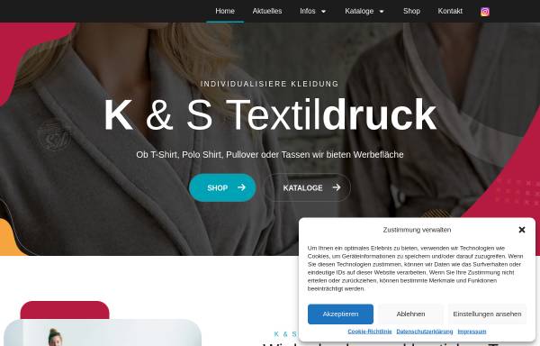 Vorschau von ks-textildruck.de, K&S Textildruck GmbH & Co. KG