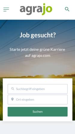 Vorschau der mobilen Webseite dlvjobportal.dlv.de, dlv-Jobportal