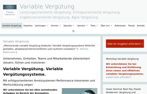Variable Vergütung - Wolf I.O. Group GmbH