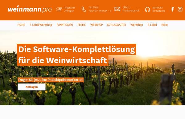 Vorschau von www.wbs.gmbh, Werner Weinmann GmbH