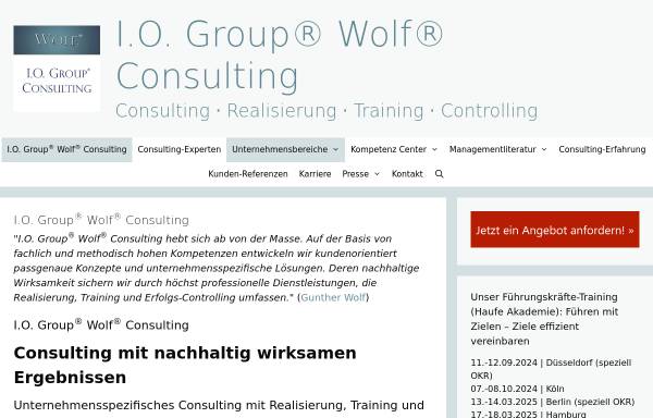 Vorschau von io-group.de, Wolf I.O. Group GmbH