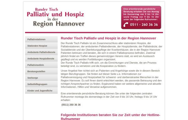 Runder Tisch Palliativ und Hospiz in der Region Hannover