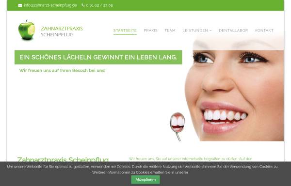 Vorschau von www.zahnarzt-scheinpflug.de, Zahnarztpraxis Scheinpflug