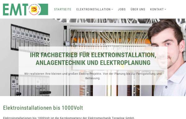 Vorschau von www.emt-elektro.de, Elektromechanik Torgelow GmbH