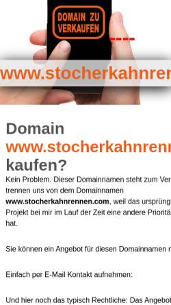 Vorschau der mobilen Webseite www.stocherkahnrennen.com, Stocherkahnrennen in Tübingen