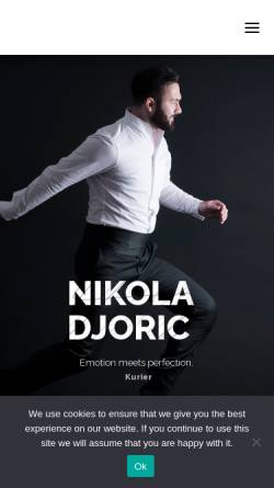 Vorschau der mobilen Webseite www.nikoladjoric.com, Nikola djoric akkordeonist