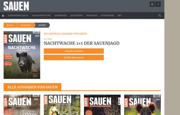 Vorschau von www.sauen-magazin.de, Sauen