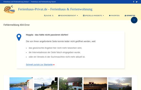 Vorschau von www.ferienhaus-privat.de, Ferienwohnung Helmut Heyne