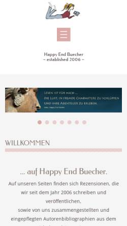 Vorschau der mobilen Webseite happy-end-buecher.de, Happy End Bücher