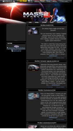 Vorschau der mobilen Webseite mass-effect-2.gamersunity.de, Mass Effect 2