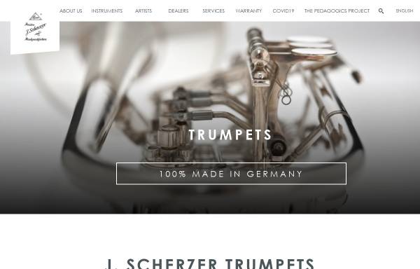 Vorschau von www.scherzer-trompeten.de, Meister J. Scherzer Trompeten