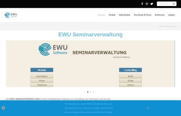 EWU Seminarverwaltung und Veranstaltungsmanagement