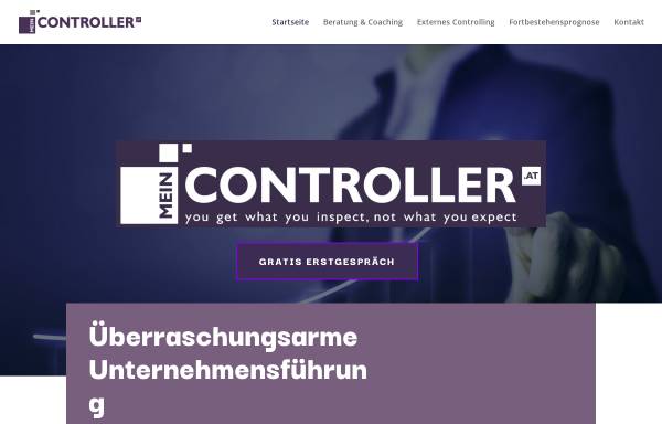 Vorschau von www.meincontroller.at, MeinController GmbH