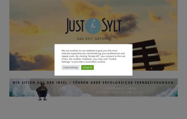 Vorschau von www.justsylt.de, Just Sylt