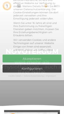 Vorschau der mobilen Webseite www.novotergum.de, Novotergum AG